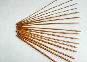 Double-pointed-carbonized-bamboo-knitting-needles
