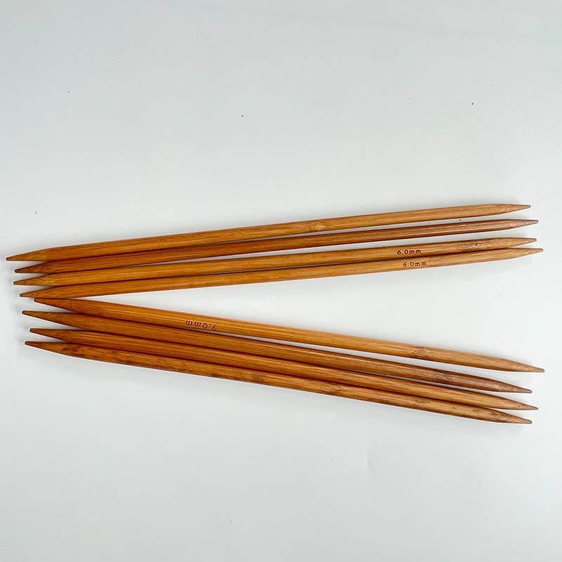 Double-pointed-carbonized-bamboo-knitting-needles