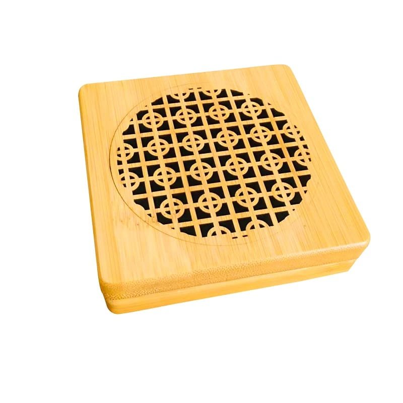 Bamboo incense and coil storage box