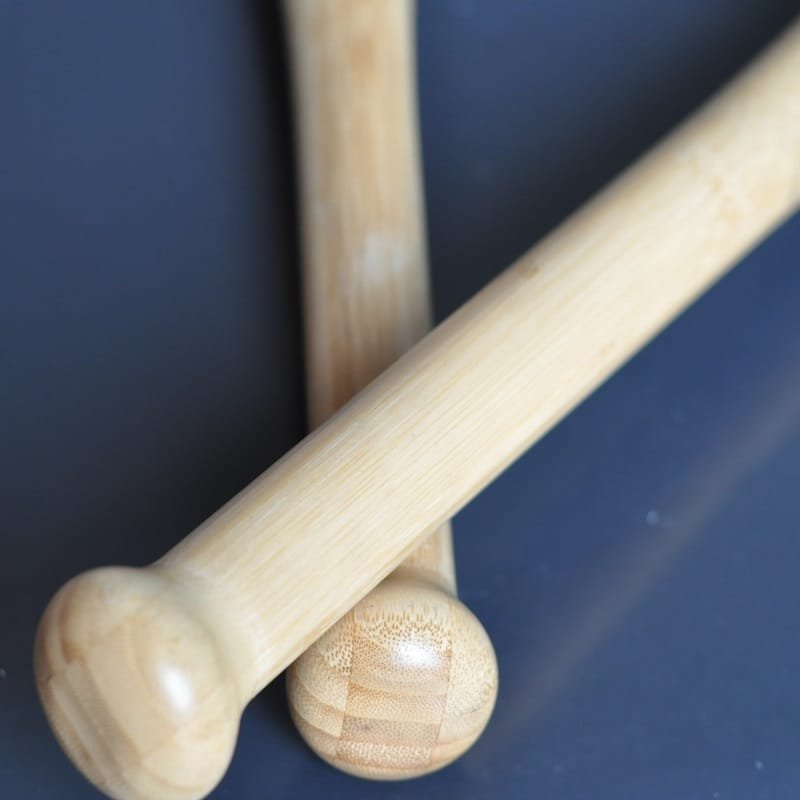 Bamboo laminated baseball bat for practice