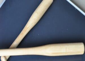 Bamboo laminated baseball bat for practice