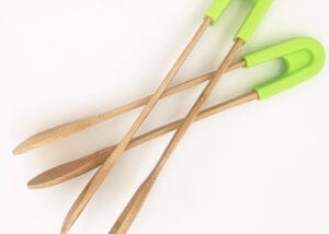 Bamboo bread clips for sealing food bags