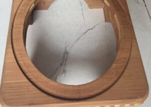 Bamboo hot pot stand for table protection