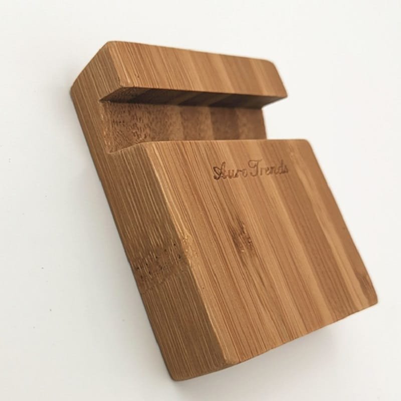 Bamboo phone stand for desk or table