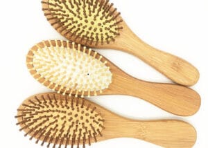 Bamboo comb set with multiple sizes