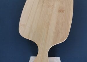 Round bamboo pizza and cheese serving tray