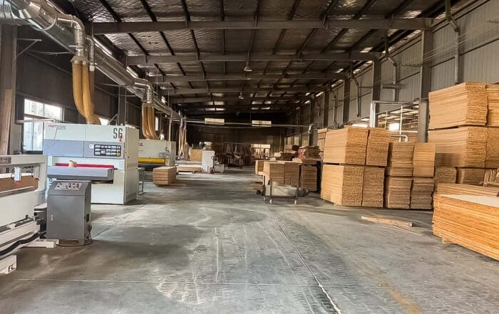 bamboo plywood in factory ready to further process