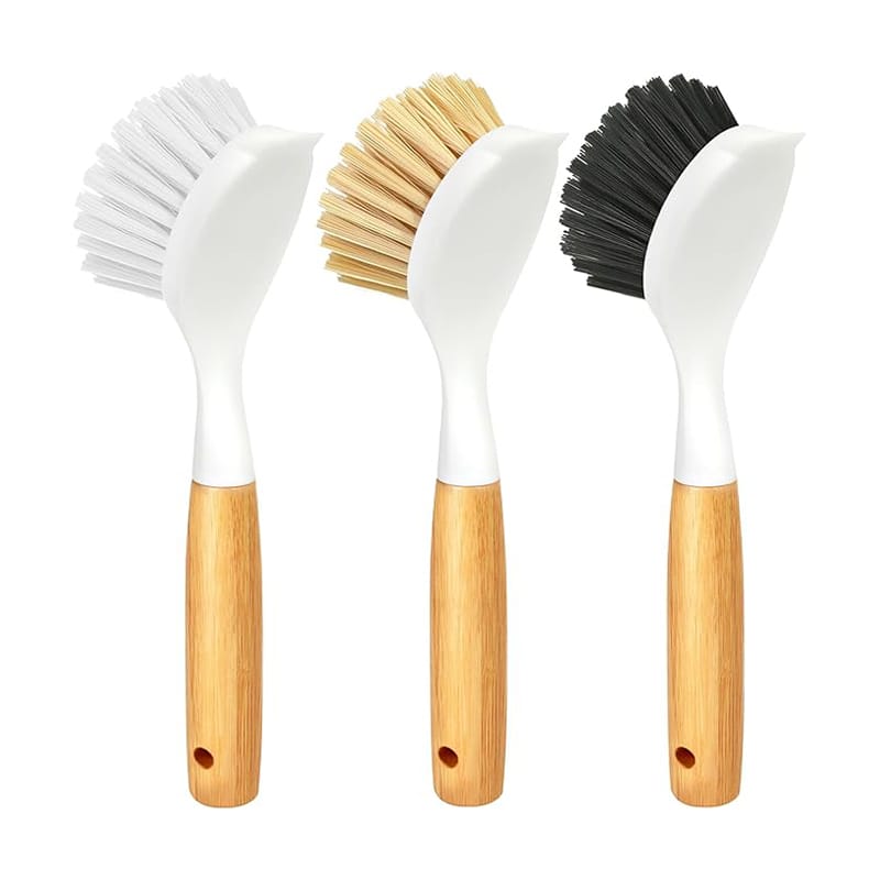 Dish-Brush-with-Bamboo-Handle
