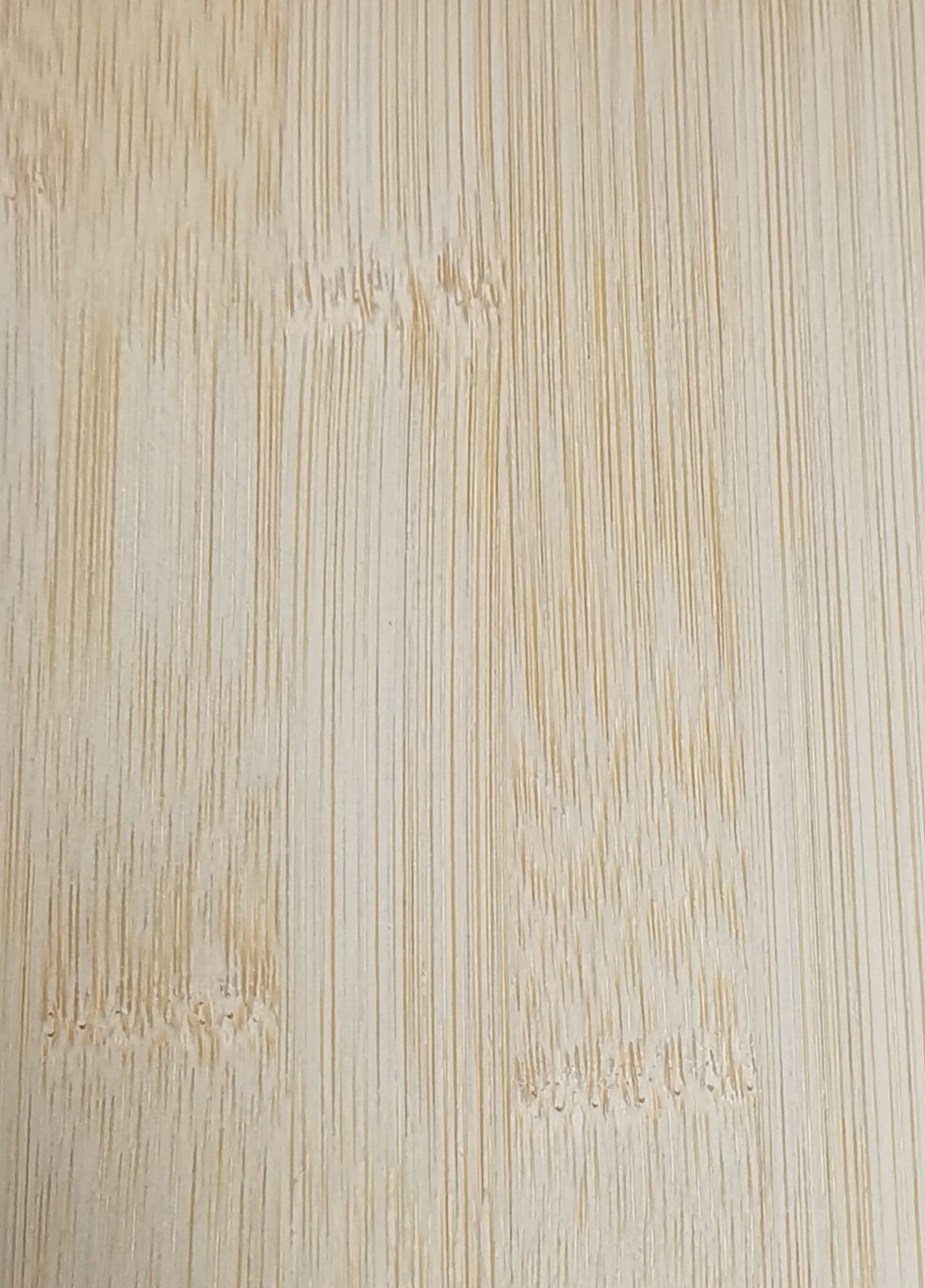 Natural bamboo veneer 0.5mm pale straight grain