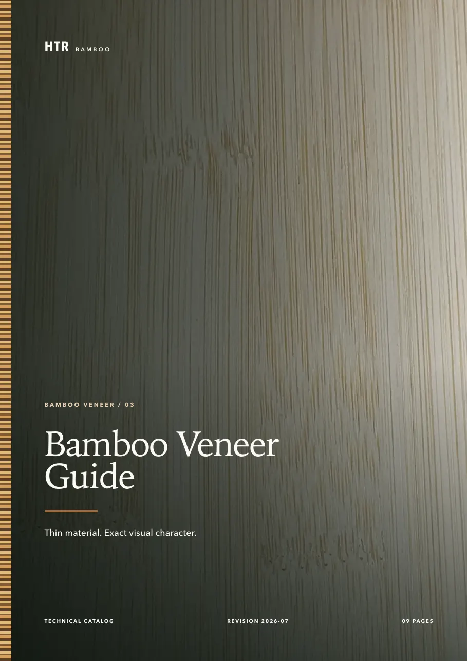 Cover of HTR Bamboo Bamboo Veneer Guide